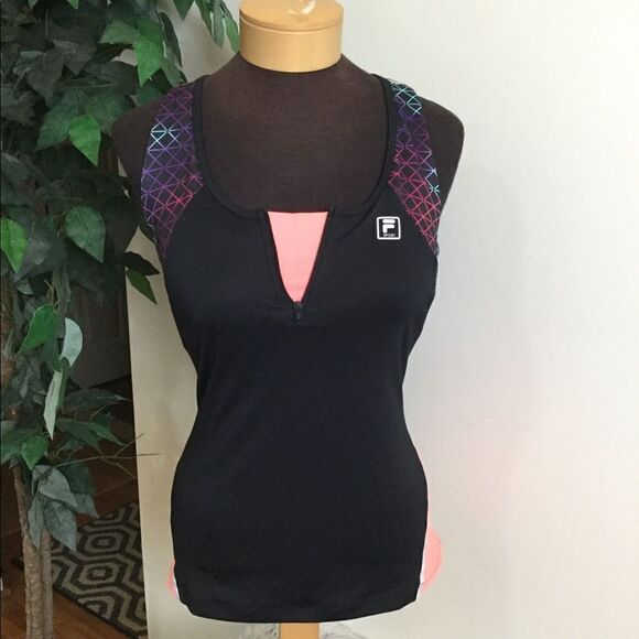 Tru-Dry FILA sport tank with built in bra size S NWT - Picture 1 of 15